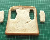 プーさんのトーストアート作り方3写真