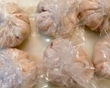 あごだし餡で暖か秋♪海老と椎茸の蓮根饅頭作り方5写真