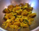 かぼちゃとお豆のクリーミーサラダ作り方1写真