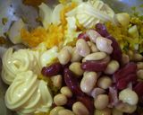 かぼちゃとお豆のクリーミーサラダ作り方2写真