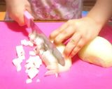 袋で簡単♪ 片付け楽チン♡ハンバーグ☆作り方1写真