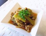 レンジだけで♪茄子のキノコ和え作り方5写真