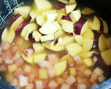 さつまいもとベーコンの炊き込みご飯♪作り方5写真