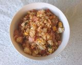 簡単！チャーハンの素で美味しい炒飯！作り方4写真