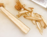 たくあんとごぼうのごま油炒め作り方1写真