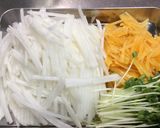 柿と大根のサラダ作り方1写真