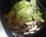 白菜と椎茸と油揚げのピリ辛炒め作り方3写真