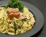 天然だしパックで作る 和風明太子パスタ作り方5写真
