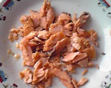 わさび野沢菜と鮭のまぜごはん作り方1写真