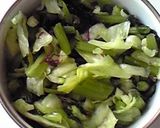 わさび野沢菜と鮭のまぜごはん作り方2写真