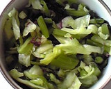 わさび野沢菜と鮭のまぜごはん作り方2写真