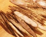 ごぼうと高野豆腐の煮物 きんぴら作り方1写真