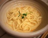 ダシダで釜玉うどん作り方6写真