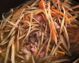 ごぼうと高野豆腐の煮物 きんぴら作り方6写真