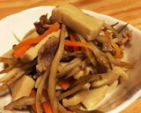 ごぼうと高野豆腐の煮物 きんぴら作り方9写真