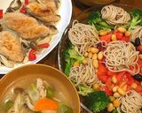 蕎麦好きにはたまらない蕎麦サラダ作り方5写真
