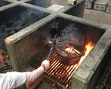 たき火でローストチキン作り方5写真