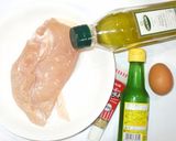 鶏むね肉のレモン焼き♪簡単・粒マスタード作り方1写真