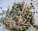 にら入り鶏つくねの照焼き作り方2写真