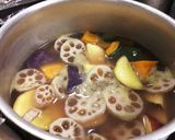 一度に2品♡秋の温サラダ&もち麦スープ作り方3写真