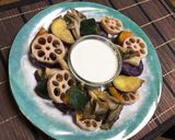 一度に2品♡秋の温サラダ&もち麦スープ作り方5写真