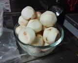 里芋と鶏の味噌生姜煮作り方1写真