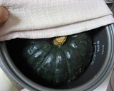 炊飯器de甘い蒸しカボチャ♪作り方4写真