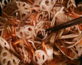 簡単８分♪さくさく根野菜きんぴらさん♪作り方2写真