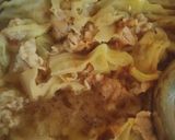 たっぷりキャベツと牛肉のお吸い物♪作り方3写真