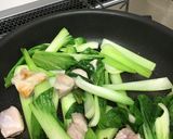 鶏肉とチンゲンサイのクリーム煮 ♪作り方3写真