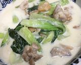鶏肉とチンゲンサイのクリーム煮 ♪作り方5写真
