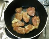 トマト缶de鶏肉＆キノコの豆乳トマト煮♪作り方2写真