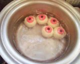 【ハロウィン】目玉のブラッディソース添え作り方8写真