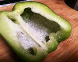 簡単＊パプリカの肉詰め作り方2写真
