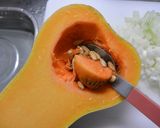 バターナッツのココナッツミルクポタージュ作り方3写真