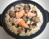 秋満載！きのことたらこの炊き込みご飯作り方6写真