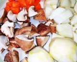 ポッと暖まろう❉秋野菜と押し麦のスープ❉作り方1写真