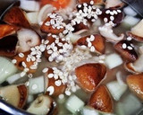 ポッと暖まろう❉秋野菜と押し麦のスープ❉作り方3写真