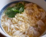あごだしつゆで、ちゃちゃっと親子うどん作り方4写真