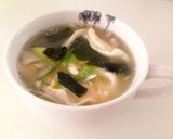 『ダシダ』簡単♪コクある舞茸たまごスープ作り方6写真
