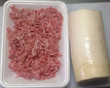 ひき肉たっぷり、大根のとろとろあんかけ煮作り方1写真