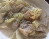 手抜きでほっこり♡鶏と白菜のクリーム煮♡作り方7写真