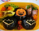 ハロウィンのキャラ弁作り方8写真