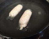 簡単！オクラと人参の鶏ミンチ巻き♪作り方6写真