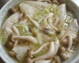寒い朝にレンジで簡単♪冷凍餃子スープ作り方4写真