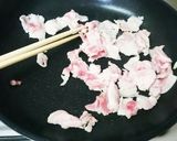 シンプル☆豚バラとキャベツの味噌炒め作り方1写真