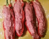 パルメザン香るパプリカじゅ~し~肉詰め♪作り方2写真