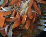 かほちゃと、玉ねぎね和風野菜炒め作り方2写真