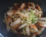 だし味がしみてる　白菜とちくわの煮びたし作り方3写真