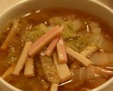 だし味がしみてる　白菜とちくわの煮びたし作り方5写真